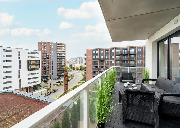 Luksusowy Z 3 Sypialniami, Klimatyzacja, Parkingiem I Biurkiem We Wroclawiu By Renters Prestige Apartment *