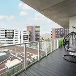 Luksusowy Z 3 Sypialniami, Klimatyzacja, Parkingiem I Biurkiem We Wroclawiu By Renters Prestige Διαμέρισμα