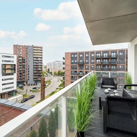 Luksusowy Z 3 Sypialniami, Klimatyzacja, Parkingiem I Biurkiem We Wroclawiu By Renters Prestige Apartamento *