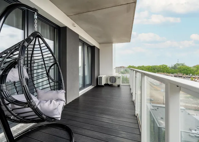 Luksusowy Z 3 Sypialniami, Klimatyzacją, Parkingiem I Biurkiem We Wrocławiu By Renters Prestige Apartament Wrocław